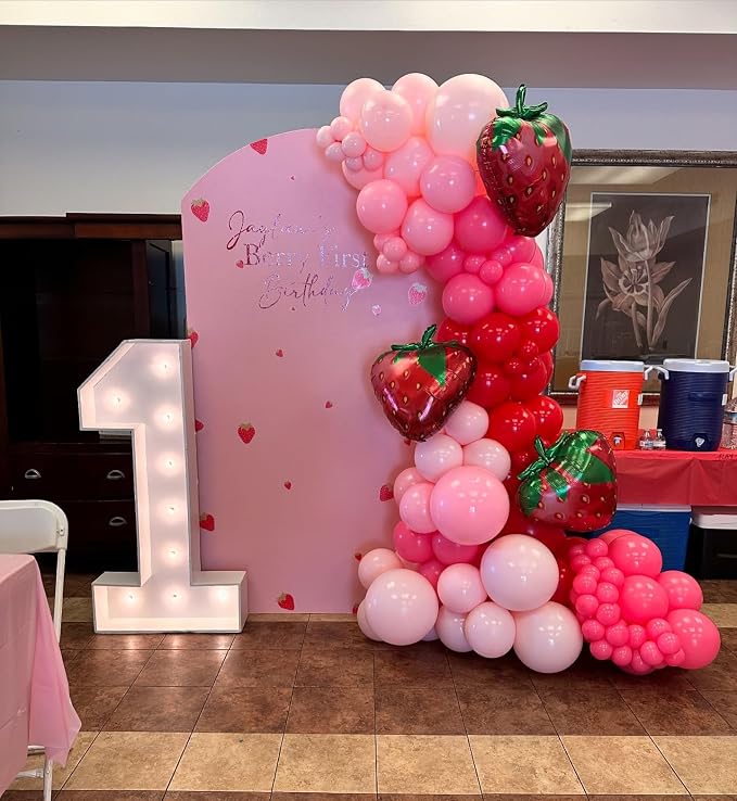 Strawberry Balloon Arch - Image 6