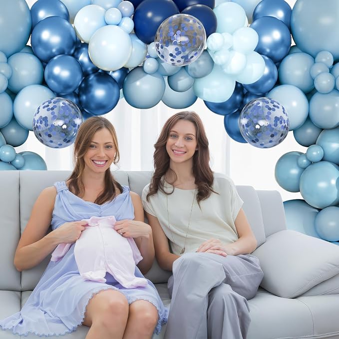 168pcs Blue Balloon Garland Arch Kit Different Sizes | 18 12 10 5 inch Latex / - Image 6