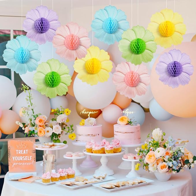 zilue Pastel Party Decorations Paper Flowers Decorations - Image 7