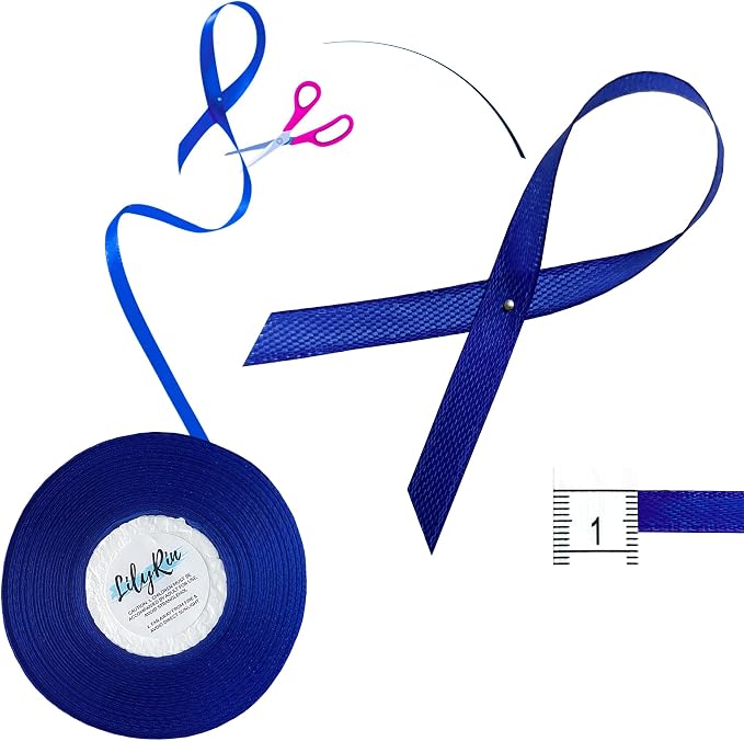 Royal Blue Ribbon 1/4 Inches 36 Yards Satin Roll Perfect - Image 4