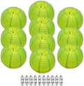 Green Chinese Paper Lanterns by Ethbrisge-