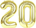 20 Balloon - Champagne Gold Birthday Number Balloons, 40 Inch Decorations | by ALPHADELTAPI