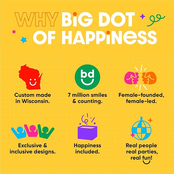 Big Dot of Happiness Custom Photo Adult Happy Birthday - Black & Gold Personalized Birthday Party Favors - Fun Face Cut-Out Stickers - Set of 24