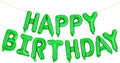 LIOZEOKUN Happy Birthday Balloon Letters 16 inch Mylar Foil Birthday Balloons by LIOZEOKUN