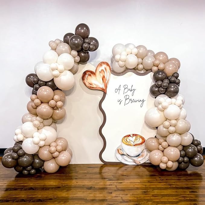 Espresso A Tini Bit Older Balloons Garland Arch Kit | 136Pcs Martini Birthday - Image 6