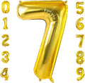 Number 7 Balloons for 7th Birthday Party Decorations, 0-100 Large No.7 Balloons by Joycard