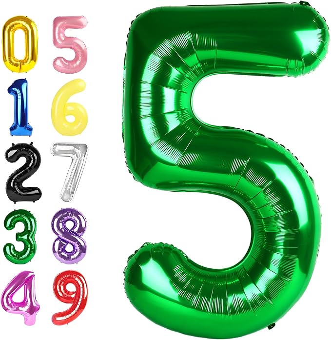 Number 4 Balloons 40 Inch Balloon by Argthjy