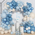 157Pcs Dusty Blue Balloons Garland Arch Kit Different Size | Baby Light by OUDDYLIFE