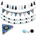 Hahafelt 4 Pcs Baby Shower Party Decoration Kit Pennant Bunting Banner Tassel by Hahafelt