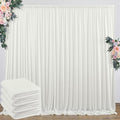 20 ft x 10 ft Wrinkle Free Ivory Backdrop Curtain by Outpain