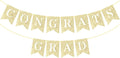 Hoogict Graduation Decorations Congrats Grad Banner Gold Graduation Party by Hooqict
