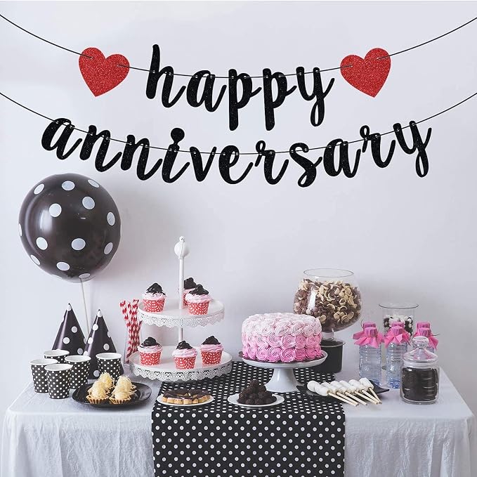 Happy Anniversary Banner, Anniversary Party Decorations, We Still Do, Happy - Image 3
