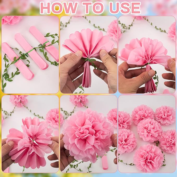 OBBOLO 3D Hanging Butterfly Decorations, Colorful Butterfly Birthday Party - Image 5
