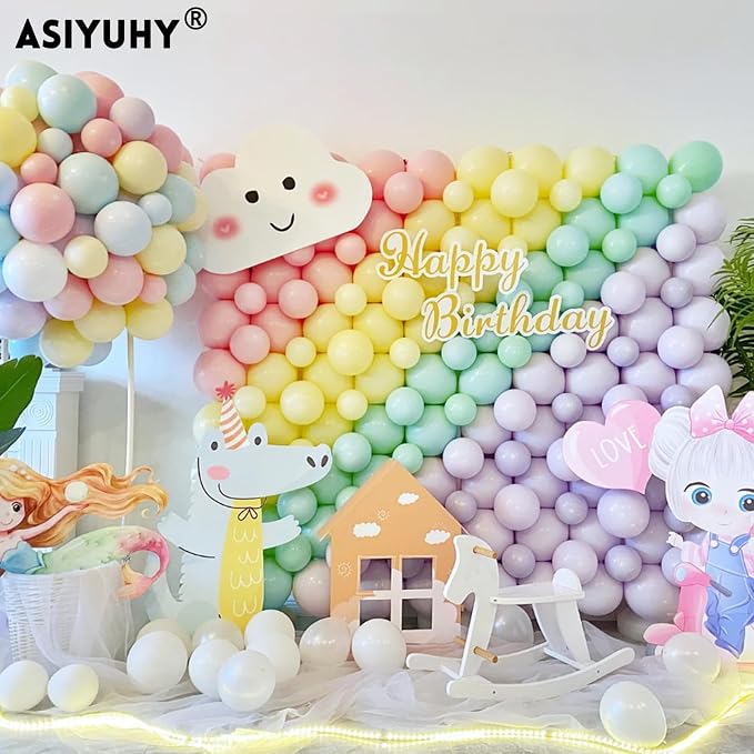 18 Inch Pastel Purple Balloons 12 Pack Big Lavender Balloons Thick Latex Light - Image 9