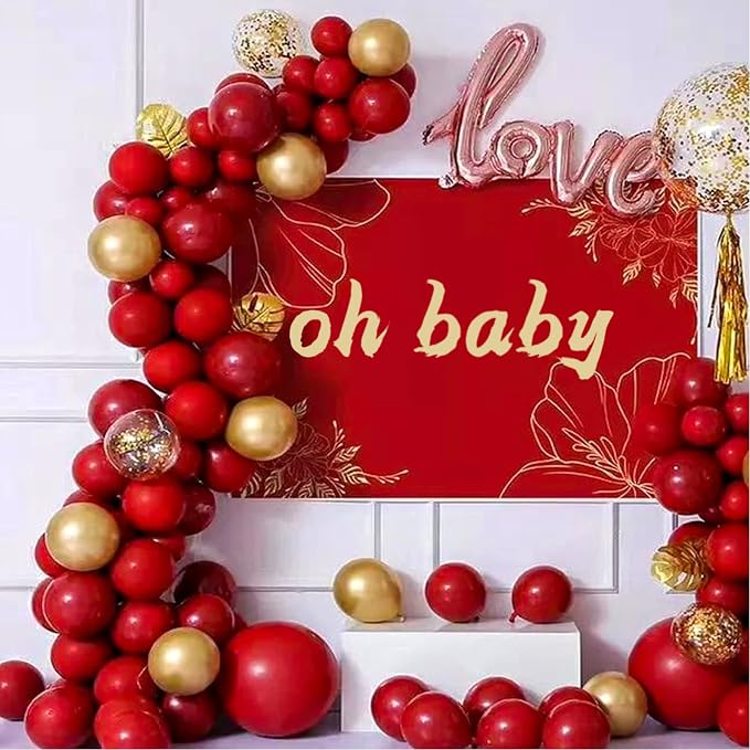 Red Balloons 110Pcs 5 Inch Small Latex Party Balloons, Mini Thick Birthday - Image 5