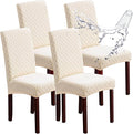 Waterproof Dining Chair Covers Set of 4 Parsons Chair Slipcovers | Double by Genina