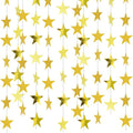 BEISHIDA Gold Glitter Star Garland Banner Decor Twinkle Star Banner Backdrop by Beishida