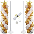 Balloon Column Stand Kit Set of 2, 56 Inch Height Adjustable Splicing Metal by DAKEPOLE