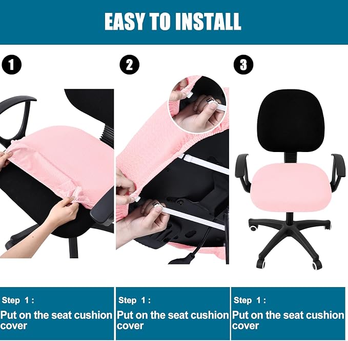 Smiry Office Computer Chair Seat Covers - Image 7