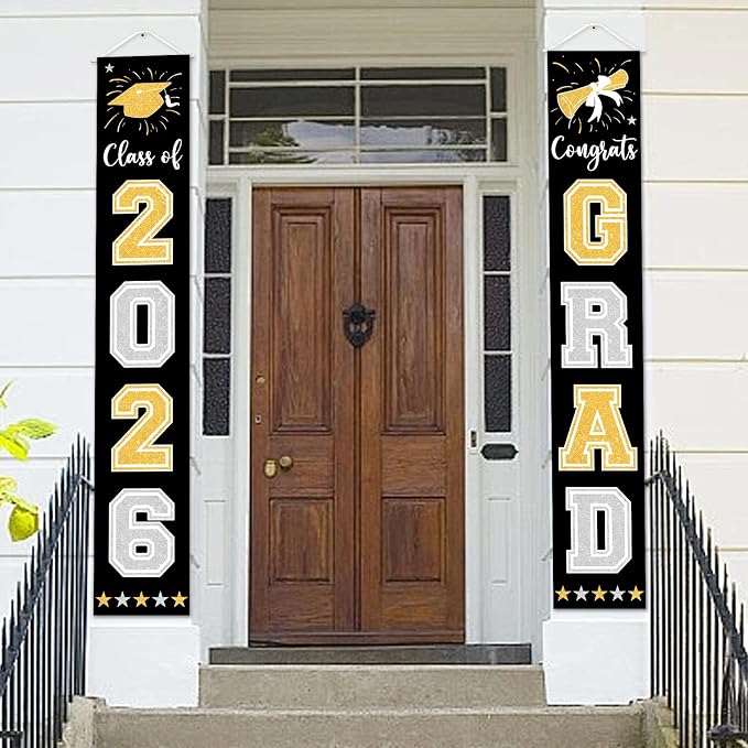 Graduation Decorations Class of 2026 Hanging Grad Banner, Graduation - Image 5