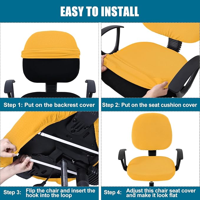 Smiry Office Computer Chair Covers - Image 7
