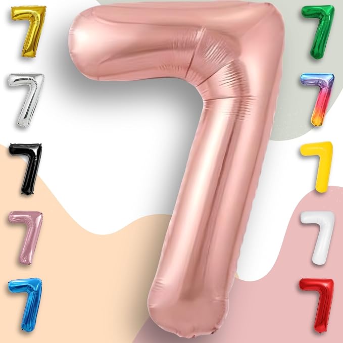 Black Number 0 to 9 Mylar Balloon 40 Inch - Image 5