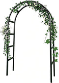 RUBFAC 7.8ft Garden Arch, Metal Trellis by RUBFAC