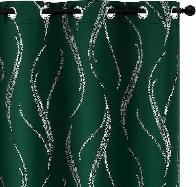 Yakamok Emerald Green Blackout Curtains by Yakamok