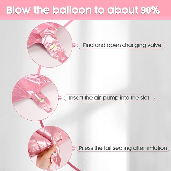 0 Balloon - Pastel Pink Birthday Number Balloons, 40 Inch Decorations | Pastel - Image 6