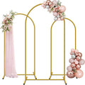 Hemmotop Metal Arch Backdrop Stand Set of 3, Ground Stakes by Hemmotop
