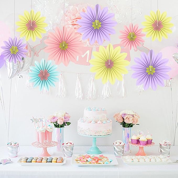 zilue Paper Fans Party Decorations Paper Flowers Decorations - Image 6