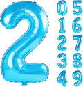 40 Inch Number 2 Balloons for 2nd Birthday Party Decorations, 0-100 Jewelry by FOBELEC