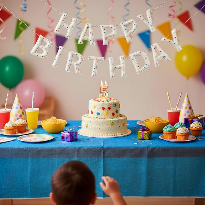 Pre-strung Happy Birthday Banner - Image 3