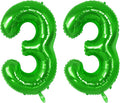 Number 33 Balloons for 33rd Birthday Party Decorations, 0-100 Large No.33 by Joycard