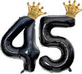 40 inch Large Black 45 Balloon Number by Unknown