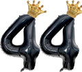 40 inch Large Black 44 Balloon Number by Unknown