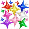 Colorful Star Balloons, 26 Inch and 10 Inch Stars Shaped Balloon by BIAPIAN