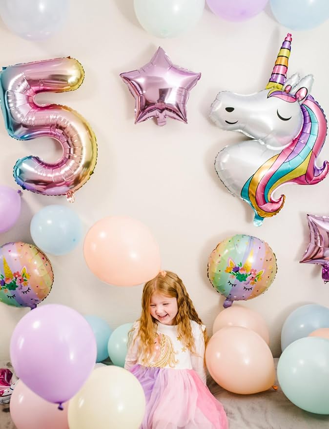 Pastel Balloons, 12 Inch 60 Pcs, Birthday Party Decor | Pastel Rainbow Balloons - Image 2