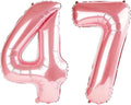 40 Inch Number 47 Balloons for 47th Birthday Party Decorations, 0-100 Jewelry by FOBELEC