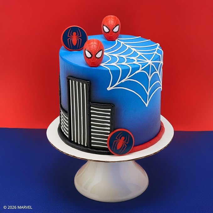 DecoPac Marvel's Spider-Man™ Spider and Mask Rings, Spider-Man Cupcake - Image 3
