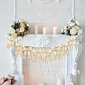 2 Strings of 16PCS Champange Bow Garlands Banner Decoration, Pre-Strung Satin by Unknown