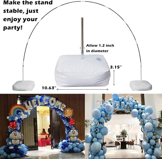 Heavy Weight Water Bag for Balloon Column Stand and Balloon Arch Kit, Tall - Image 4