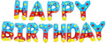 Happy Birthday Banner Balloons Letter Signs Party Decorations by Unknown