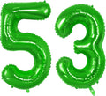 Number 53 Balloons for 53rd Birthday Party Decorations, 0-100 Large No.53 by Joycard