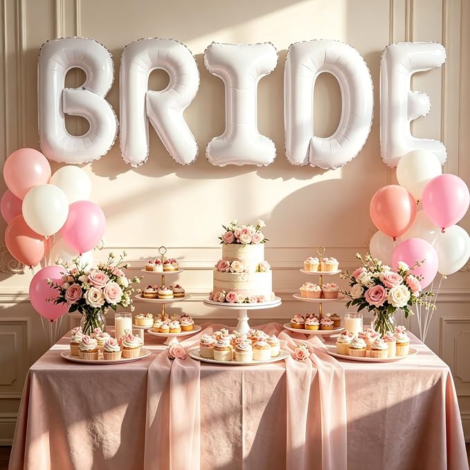 TONIFUL 40 Inch Giant Bride Balloon Bachelorette Party Decorations - Image 3