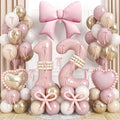 40 Inch Dusty Pink 12 Number Balloon by Jobkoo