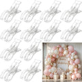 12 Pack Large Balloon Arch Clips, Transparent Spring Clamps by YOUFANGE