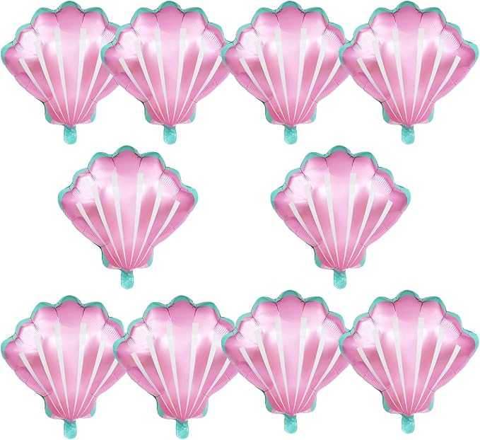 Sea Shells Balloons Multi-color Sea Shells Foil Mylar Balloon by OSAMUHA
