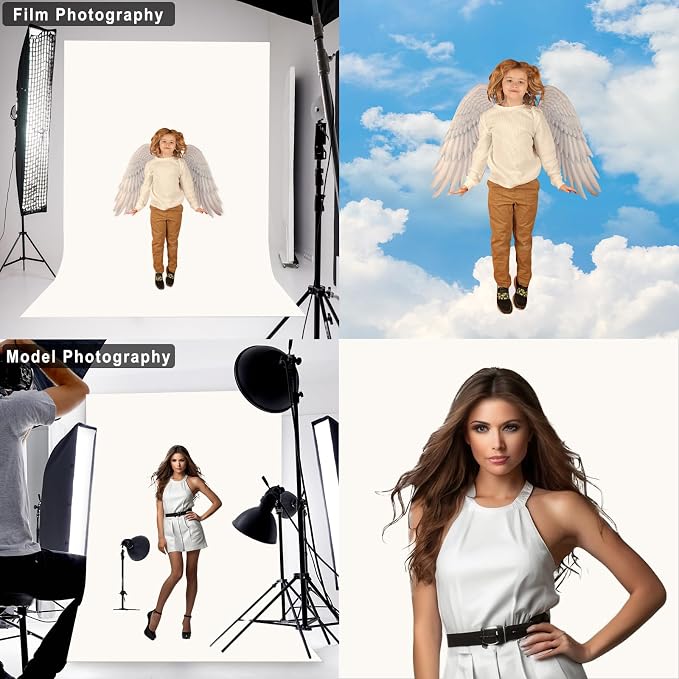 Ivory Photography Backdrop for Photoshoot, 3x5ft | Versatile Studio Photo - Image 3