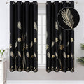 Grommet Window Black Blackout Drapes Energy Saving Light Blocking Blacout by ESTELARTEXTILER